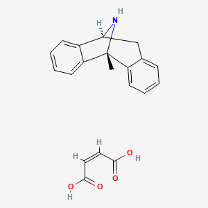 molecular formula C20H19NO4 B1676631 (-)-Dizocilpine maleate CAS No. 121917-57-5