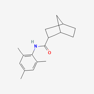 molecular formula C17H23NO B1676641 N-mesitylbicyclo[2.2.1]heptane-2-carboxamide CAS No. 489402-47-3