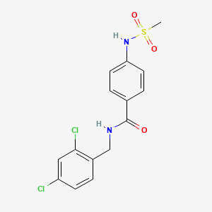 molecular formula C15H14Cl2N2O3S B1676647 ML335 CAS No. 825658-06-8