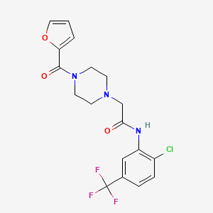 molecular formula C18H17ClF3N3O3 B1676650 ML348 CAS No. 899713-86-1