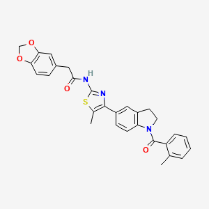 molecular formula C29H25N3O4S B1676655 ML385 CAS No. 846557-71-9