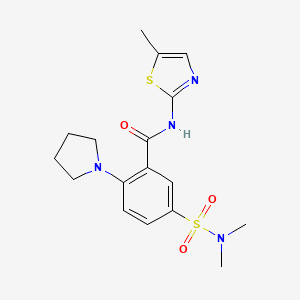 molecular formula C17H22N4O3S2 B1676660 NGI-1 CAS No. 790702-57-7