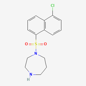 molecular formula C15H17ClN2O2S B1676664 ML-9 free base CAS No. 110448-31-2