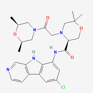 molecular formula C26H32ClN5O4 B1676666 Unii-P6cwn9uln1 CAS No. 1147862-78-9