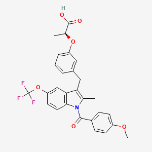 molecular formula C28H24F3NO6 B1676670 MRL-24 
