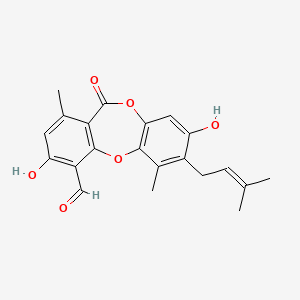 molecular formula C21H20O6 B1676683 Mollicellin G CAS No. 68455-08-3