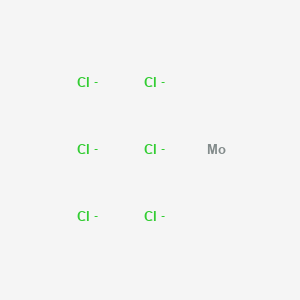 molecular formula Cl6Mo-6 B1676689 Molybdenum chloride CAS No. 11119-46-3