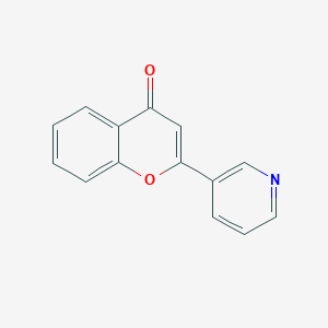 molecular formula C14H9NO2 B167669 2-Pyridin-3-ylchromen-4-one CAS No. 3327-27-3