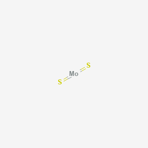molecular formula MoS2 B1676690 Molybdenum disulfide CAS No. 1317-33-5