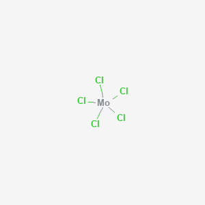 molecular formula Cl5Mo-5 B1676695 Molybdenum(V) chloride CAS No. 10241-05-1