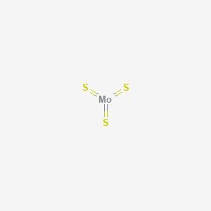 molecular formula MoS3 B1676701 Molybdenum trisulfide CAS No. 12033-29-3