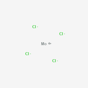 molecular formula MoCl4<br>Cl4Mo B1676704 Molybdenum(4+) tetrachloride CAS No. 13320-71-3