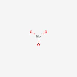 molecular formula MoO3 B1676705 Molybdenum trioxide CAS No. 1313-27-5