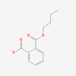 molecular formula C12H13O4- B1676714 Monobutyl phthalate CAS No. 131-70-4