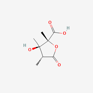 molecular formula C8H12O5 B1676715 Monocrotalic acid CAS No. 26543-09-9