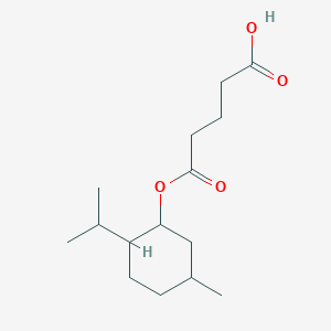 molecular formula C15H26O4 B1676725 5-(5-Methyl-2-propan-2-ylcyclohexyl)oxy-5-oxopentanoic acid CAS No. 220621-22-7