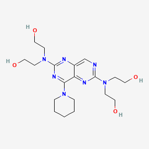 molecular formula C19H31N7O4 B1676736 Mopidamol CAS No. 13665-88-8