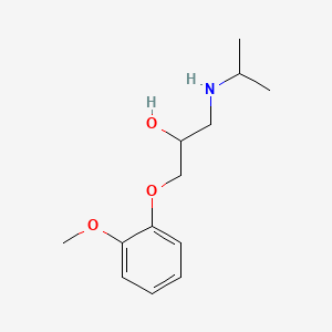 molecular formula C13H21NO3 B1676737 Levomoprolol CAS No. 5741-22-0