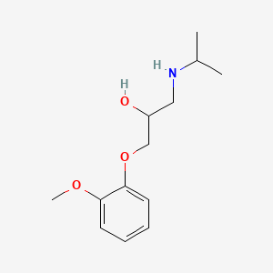 molecular formula C13H21NO3 B1676737 Moprolol CAS No. 5741-22-0
