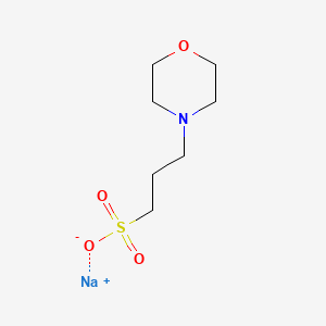 molecular formula C7H14NNaO4S B1676738 MOPS sodium salt CAS No. 71119-22-7