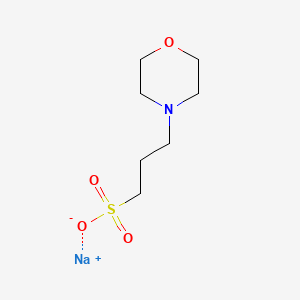molecular formula C7H14NNaO4S B1676738 Sodium 3-Morpholinopropanesulfonate CAS No. 71119-22-7