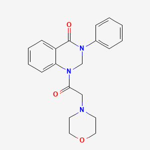 molecular formula C20H21N3O3 B1676739 莫奎唑 CAS No. 19395-58-5