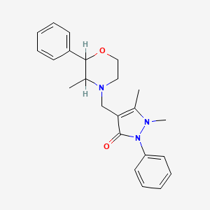 molecular formula C23H27N3O2 B1676742 Morazone CAS No. 6536-18-1