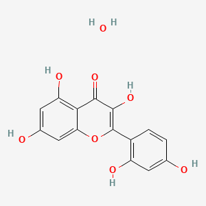 molecular formula C15H12O8 B1676746 莫林水合物 CAS No. 654055-01-3