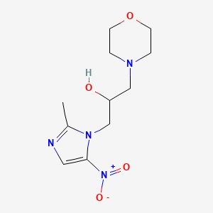 molecular formula C11H18N4O4 B1676747 Morinidazole CAS No. 92478-27-8