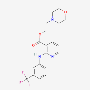 molecular formula C19H20F3N3O3 B1676748 Morniflumate CAS No. 65847-85-0