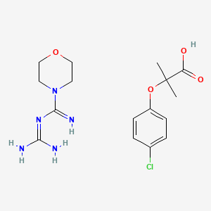 molecular formula C16H24ClN5O4 B1676749 Moroxybrate CAS No. 79990-42-4
