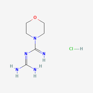 molecular formula C6H14ClN5O B1676751 Moroxydine hydrochloride CAS No. 3160-91-6