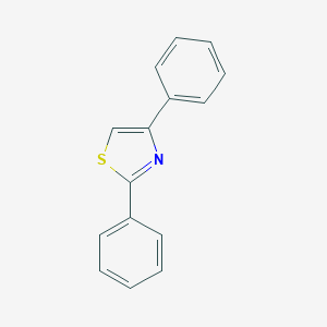 molecular formula C15H11NS B167676 2,4-二苯基噻唑 CAS No. 1826-14-8
