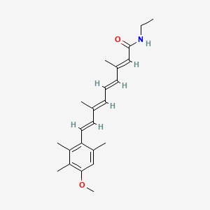 molecular formula C23H31NO2 B1676765 Motretinide CAS No. 56281-36-8