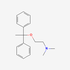 molecular formula C18H23NO B1676768 Moxastine CAS No. 3572-74-5