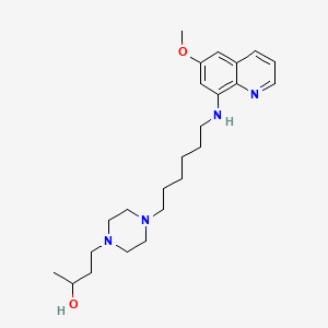molecular formula C24H38N4O2 B1676770 Moxipraquine CAS No. 23790-08-1