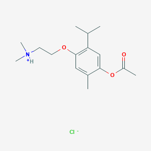molecular formula C16H26ClNO3 B1676772 盐酸莫西沙特 CAS No. 964-52-3