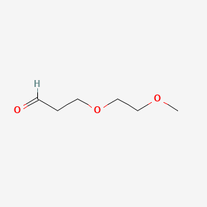 molecular formula C26H52O13 B1676781 3-(2-甲氧基乙氧基)丙醛 CAS No. 125061-88-3