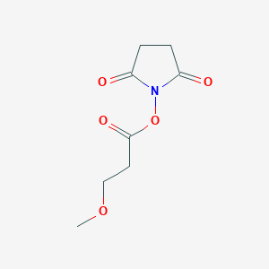 molecular formula C8H11NO5 B1676783 m-PEG1-NHS ester CAS No. 1027371-75-0