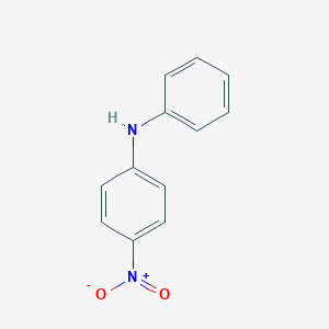 molecular formula C12H10N2O2<br>C6H5(NH)C6H4(NO2)<br>C12H10N2O2 B016768 4-Nitrodiphenylamine CAS No. 836-30-6
