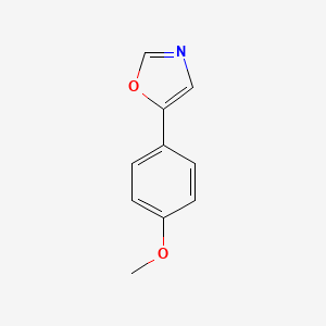 molecular formula C10H9NO2 B1676806 5-(4-Methoxyphenyl)oxazole CAS No. 1011-51-4