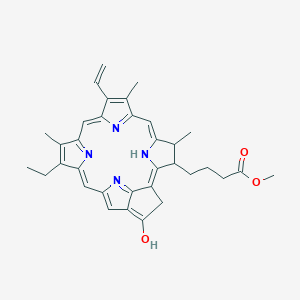 molecular formula C34H36N4O3 B1676808 Methyl pyropheophorbide-a 