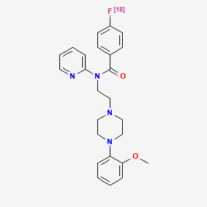 molecular formula C25H2718FN4O2 B1676809 Mppf F-18 CAS No. 187671-70-1