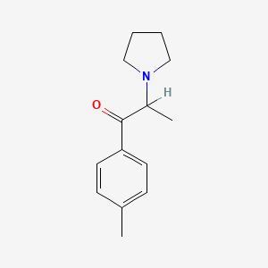 molecular formula C14H19NO B1676810 4'-Methyl-alpha-pyrrolidinopropiophenone CAS No. 28117-80-8