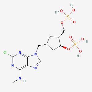 molecular formula C13H24ClN7O8P2 B1676834 MRS2279 diammonium 