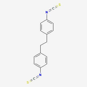 molecular formula C16H12N2S2 B1676838 1-Isothiocyanato-4-[2-(4-isothiocyanatophenyl)ethyl]benzene CAS No. 15398-83-1