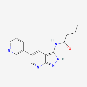 molecular formula C15H15N5O B1676843 GSK-3 inhibitor 7 CAS No. 405221-09-2