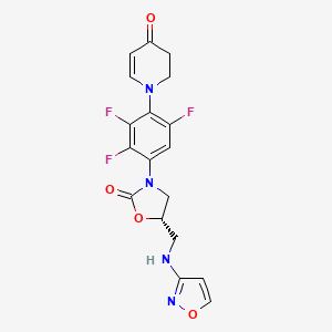molecular formula C18H15F3N4O4 B1676844 Contezolid CAS No. 1112968-42-9