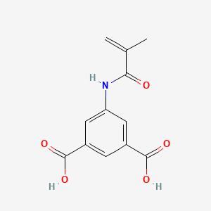 molecular formula C12H11NO5 B1676846 5-(Methacryloylamino)isophthalic acid CAS No. 73912-52-4