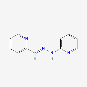 molecular formula C11H10N4 B1676847 Picolinaldehyde, 2-pyridylhydrazone CAS No. 21945-37-9